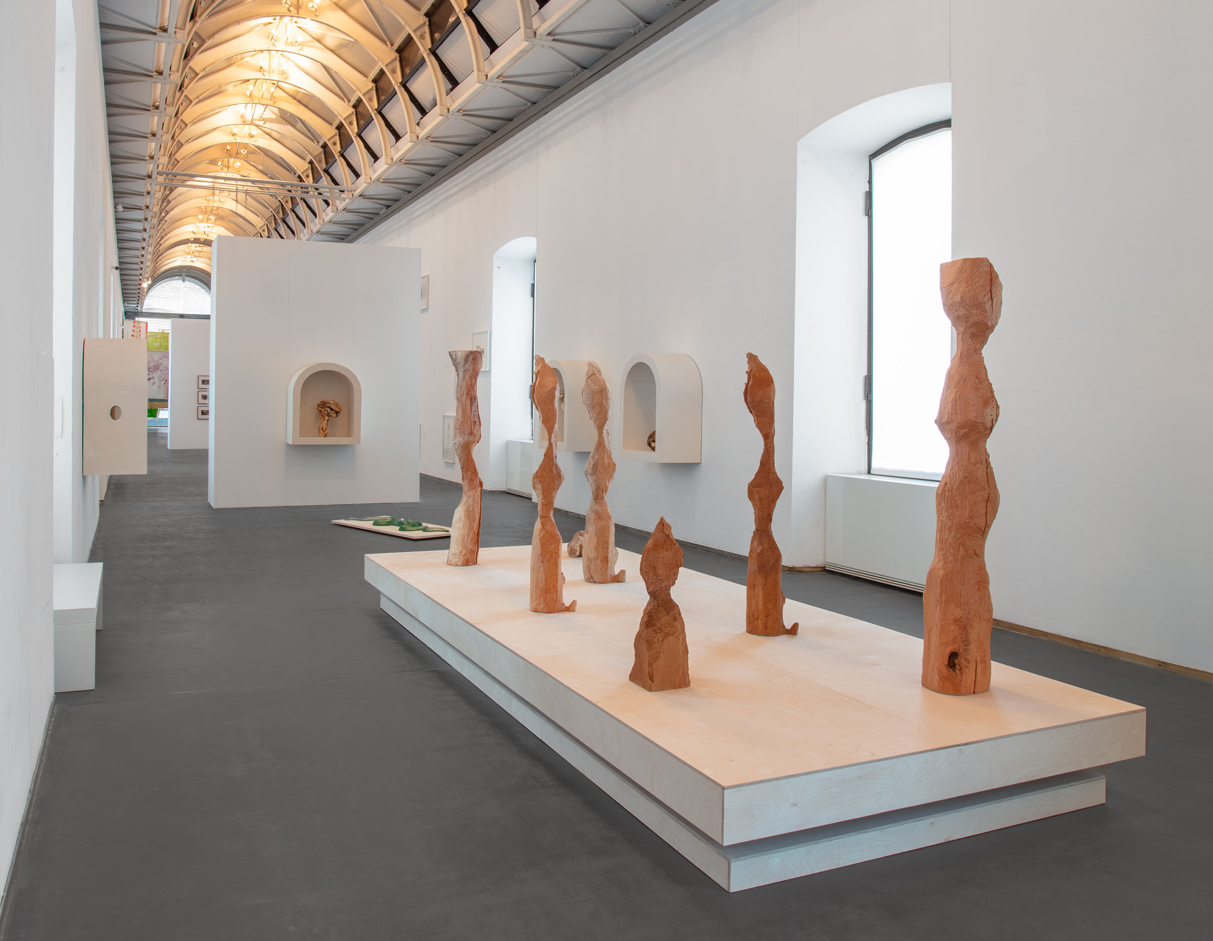 u0022Mutual Aid. Arte in collaborazione con la natura / Art in Collaboration with Natureu0022, installation view